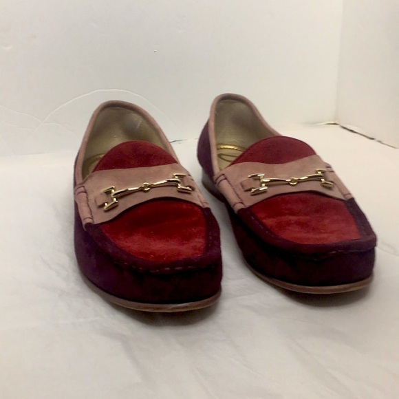 'Sam Edelman Talia' Horse Bit Loafer in red / rose - Picture 1 of 10